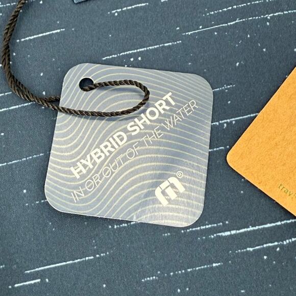 NWT Travis Mathew Solo Trip Dress Blues Eco Hybrid Performance Shorts, Size 40 - Picture 5 of 11